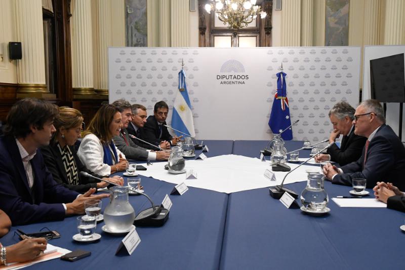 El Grupo Parlamentario de Amistad con Australia recibió al nuevo embajador de ese país El Grupo Parlamentario de Amistad con Australia recibió al nuevo embajador de ese país