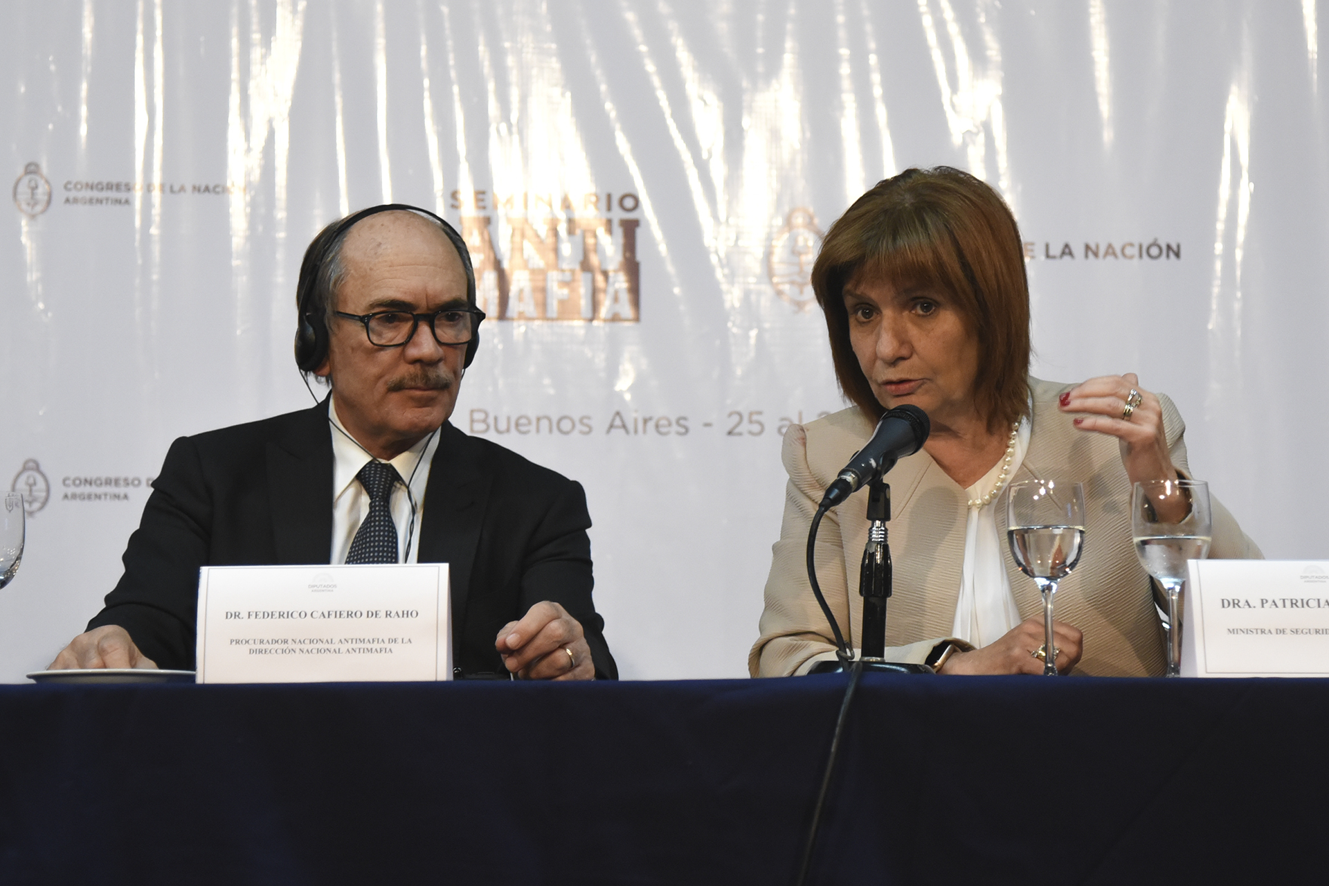 Seminario Ítalo-Argentina: Bullrich y Alonso disertaron sobre crimen organizado Seminario Ítalo-Argentina: Bullrich y Alonso disertaron sobre crimen organizado