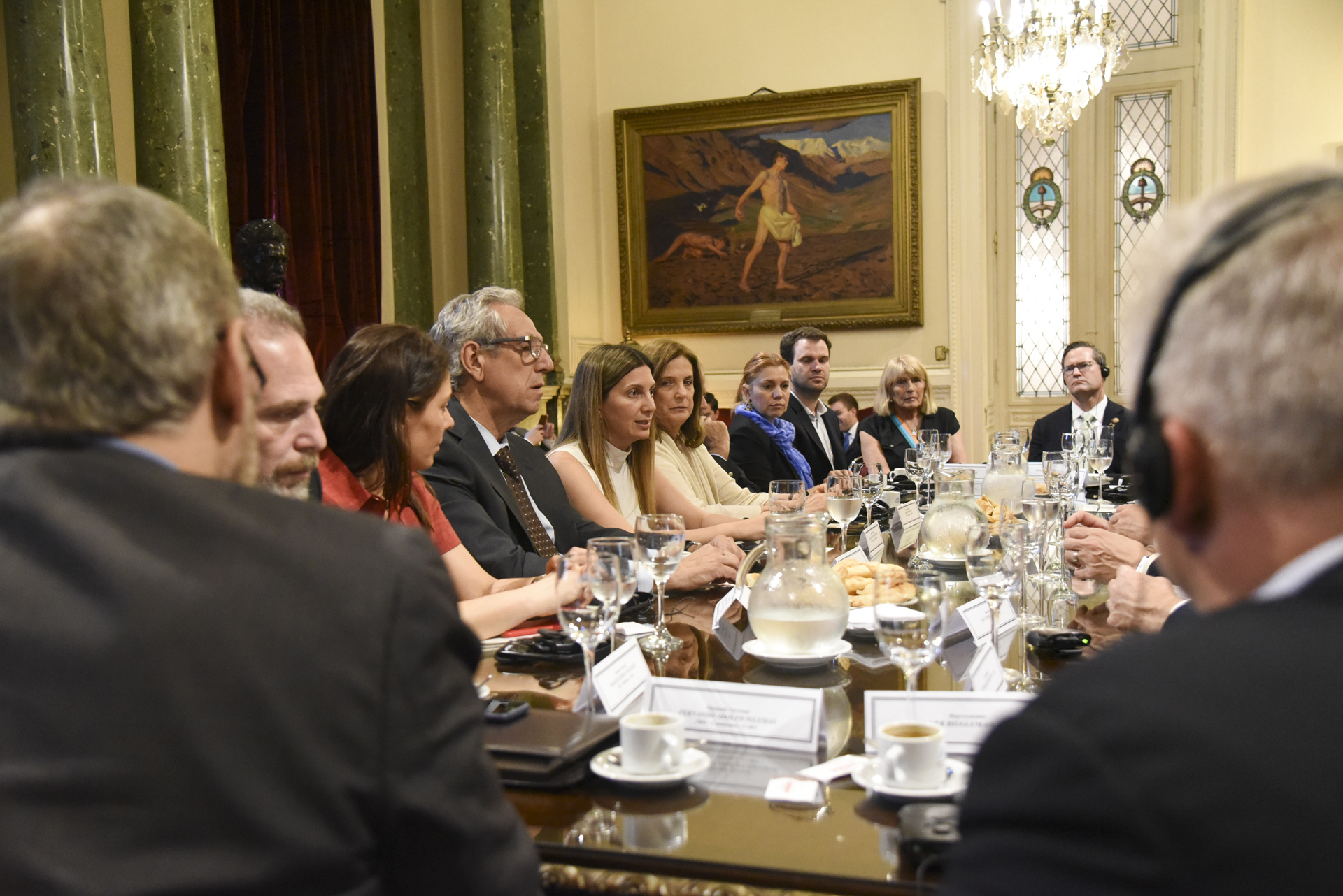 Legisladores norteamericanos visitaron la H. Cámara de Diputados de la Nación Legisladores norteamericanos visitaron la H. Cámara de Diputados de la Nación