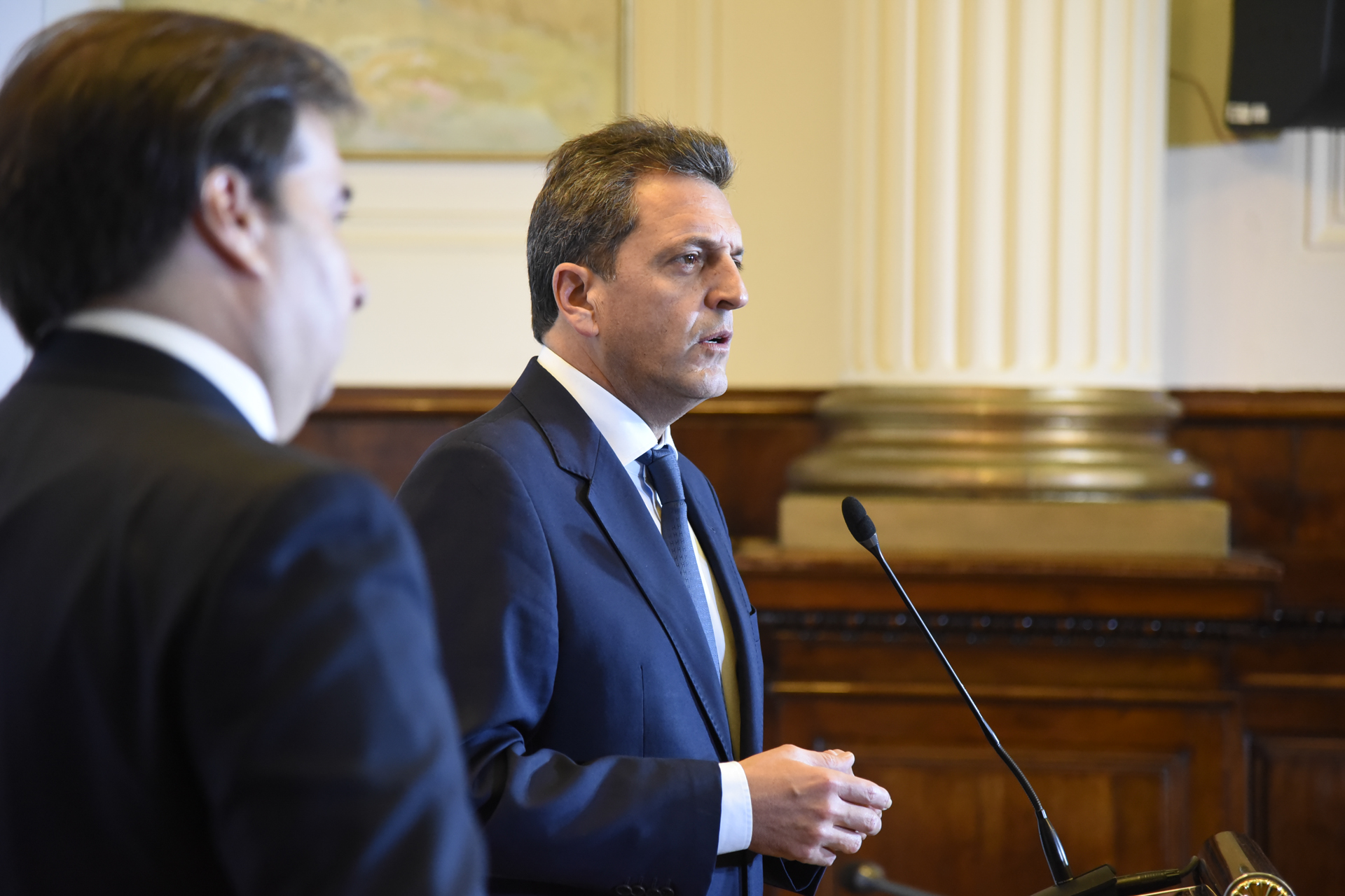 Massa recibió al Presidente de la Cámara de Diputados del Brasil junto a los jefes de bloques Massa recibió al Presidente de la Cámara de Diputados del Brasil junto a los jefes de bloques