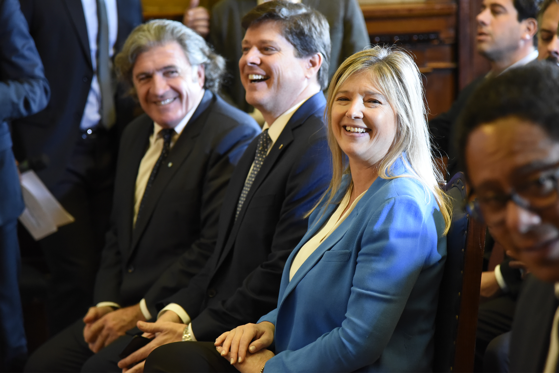 Massa recibió al Presidente de la Cámara de Diputados del Brasil junto a los jefes de bloques Massa recibió al Presidente de la Cámara de Diputados del Brasil junto a los jefes de bloques