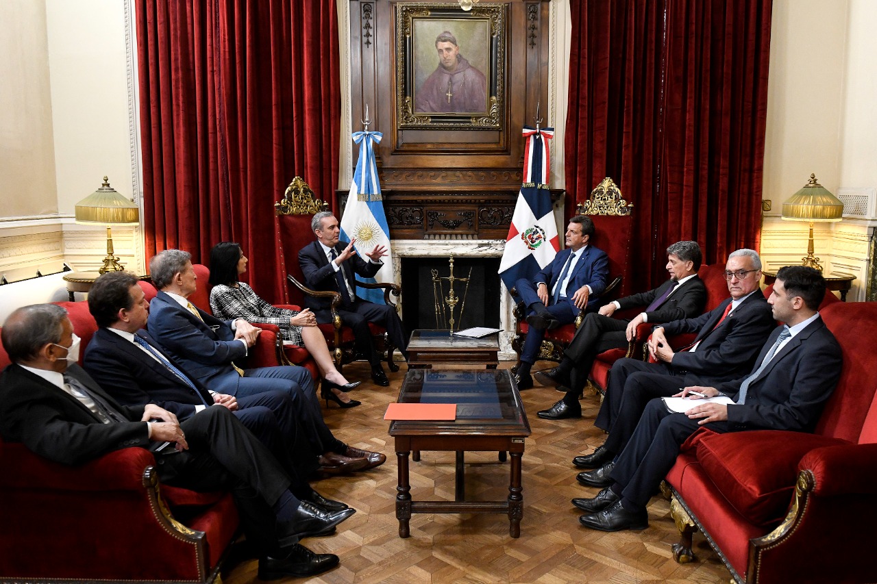 Con eje en la integración regional, Sergio Massa recibió al Presidente de República Dominicana, Luis Abinader Con eje en la integración regional, Sergio Massa recibió al Presidente de República Dominicana, Luis Abinader