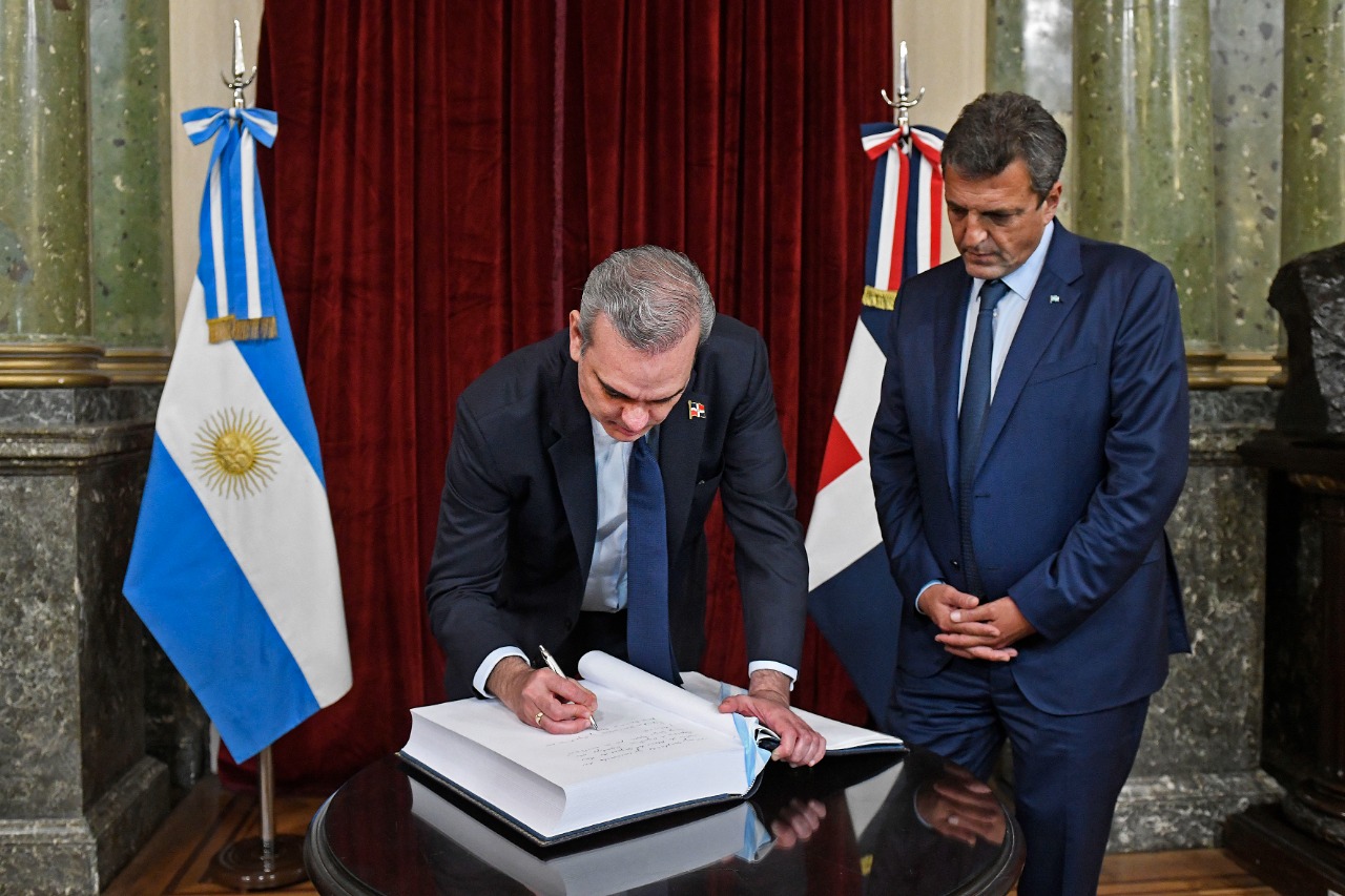 Con eje en la integración regional, Sergio Massa recibió al Presidente de República Dominicana, Luis Abinader Con eje en la integración regional, Sergio Massa recibió al Presidente de República Dominicana, Luis Abinader