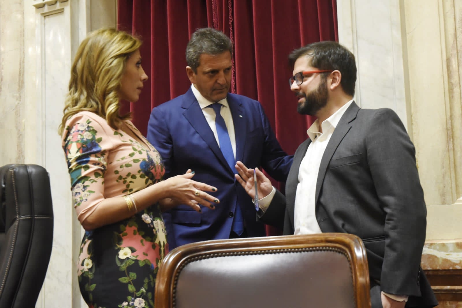 El nuevo presidente de Chile fue recibido en el Congreso El nuevo presidente de Chile fue recibido en el Congreso