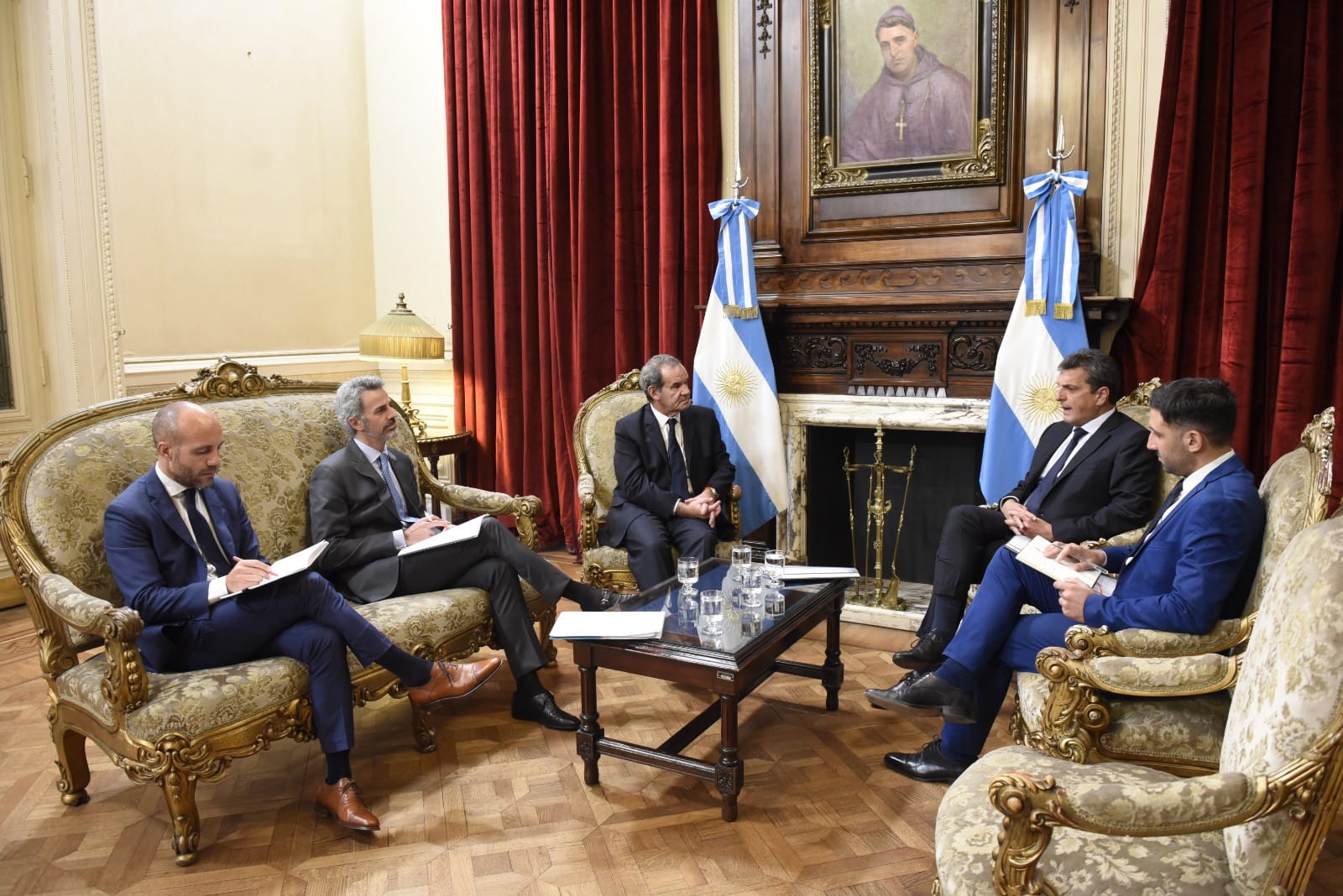 Sergio Massa recibió al Secretario General Iberoamericano Sergio Massa recibió al Secretario General Iberoamericano