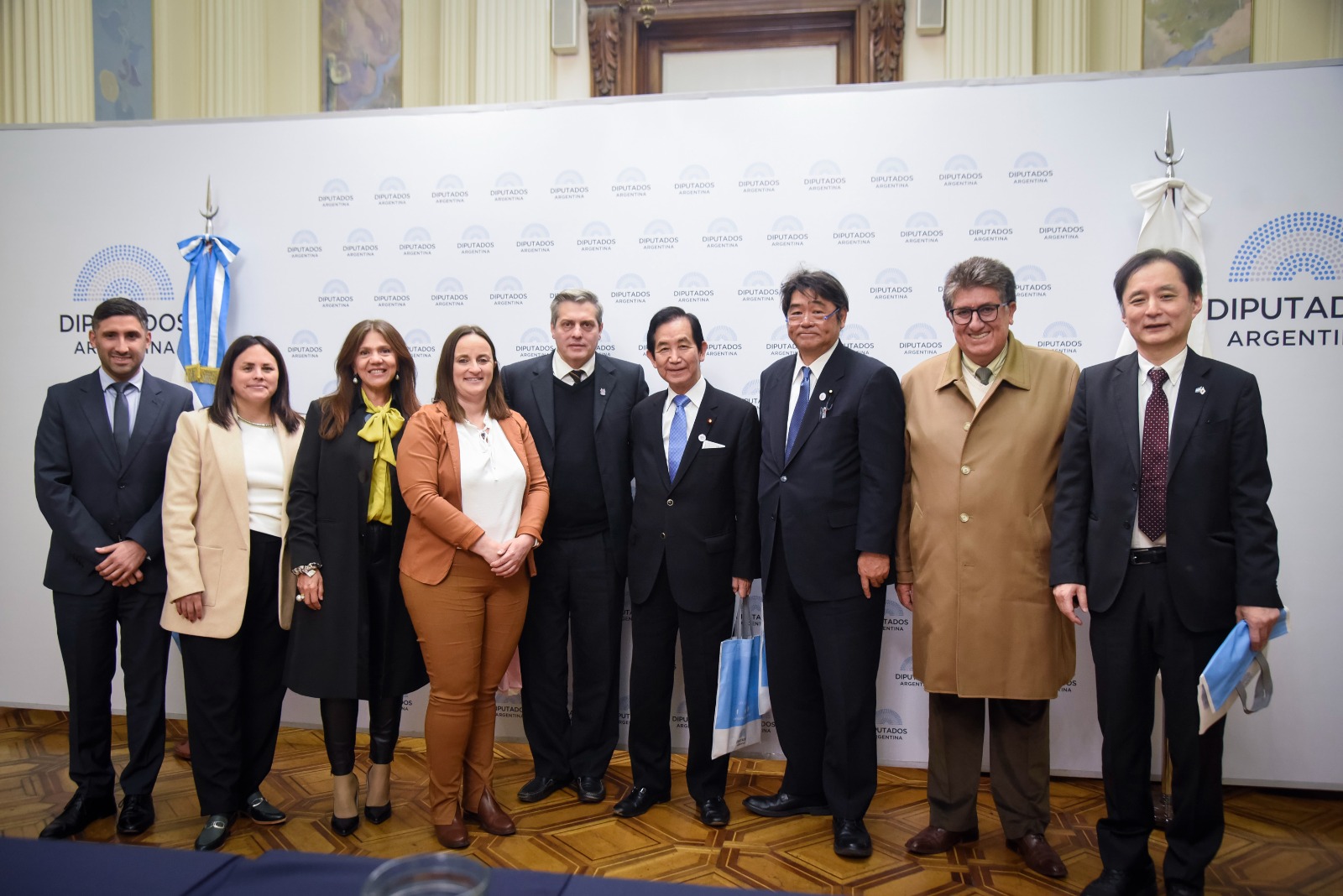 El presidente de la Liga de Amistad con Argentina del Parlamento japones visitó la HCDN El presidente de la Liga de Amistad con Argentina del Parlamento japones visitó la HCDN