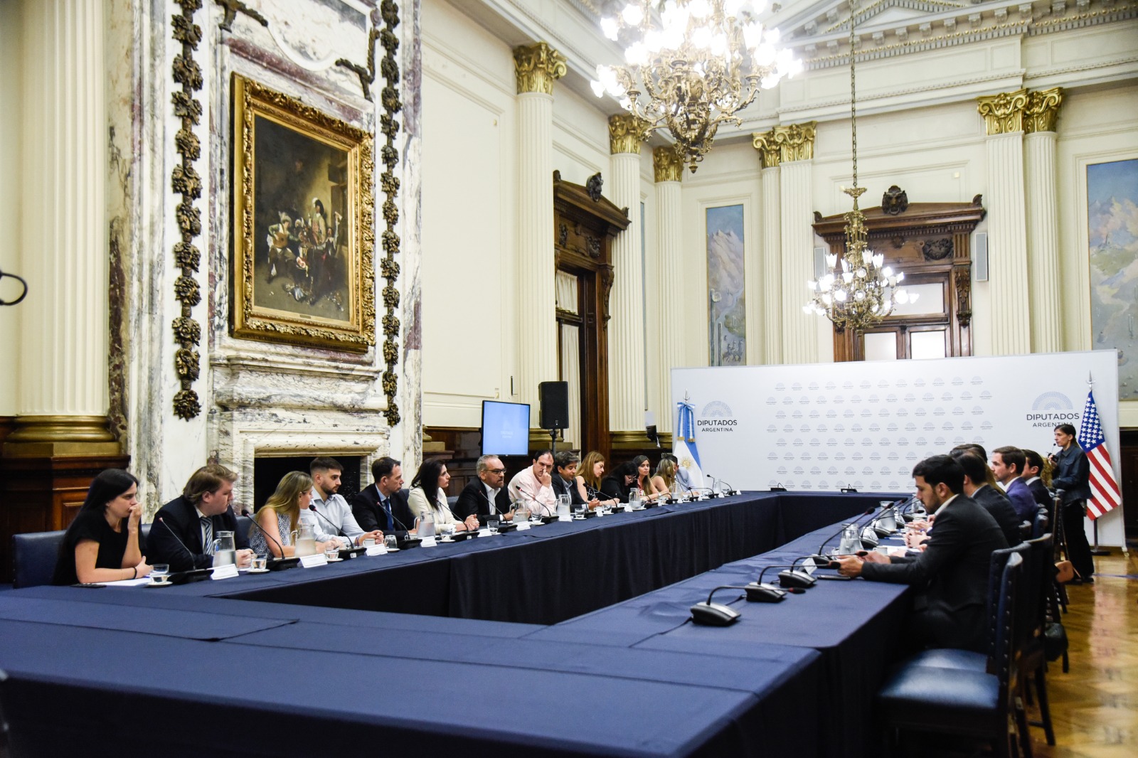 La Cámara de Diputados recibió la vista de congresistas de EE.UU. La Cámara de Diputados recibió la vista de congresistas de EE.UU.