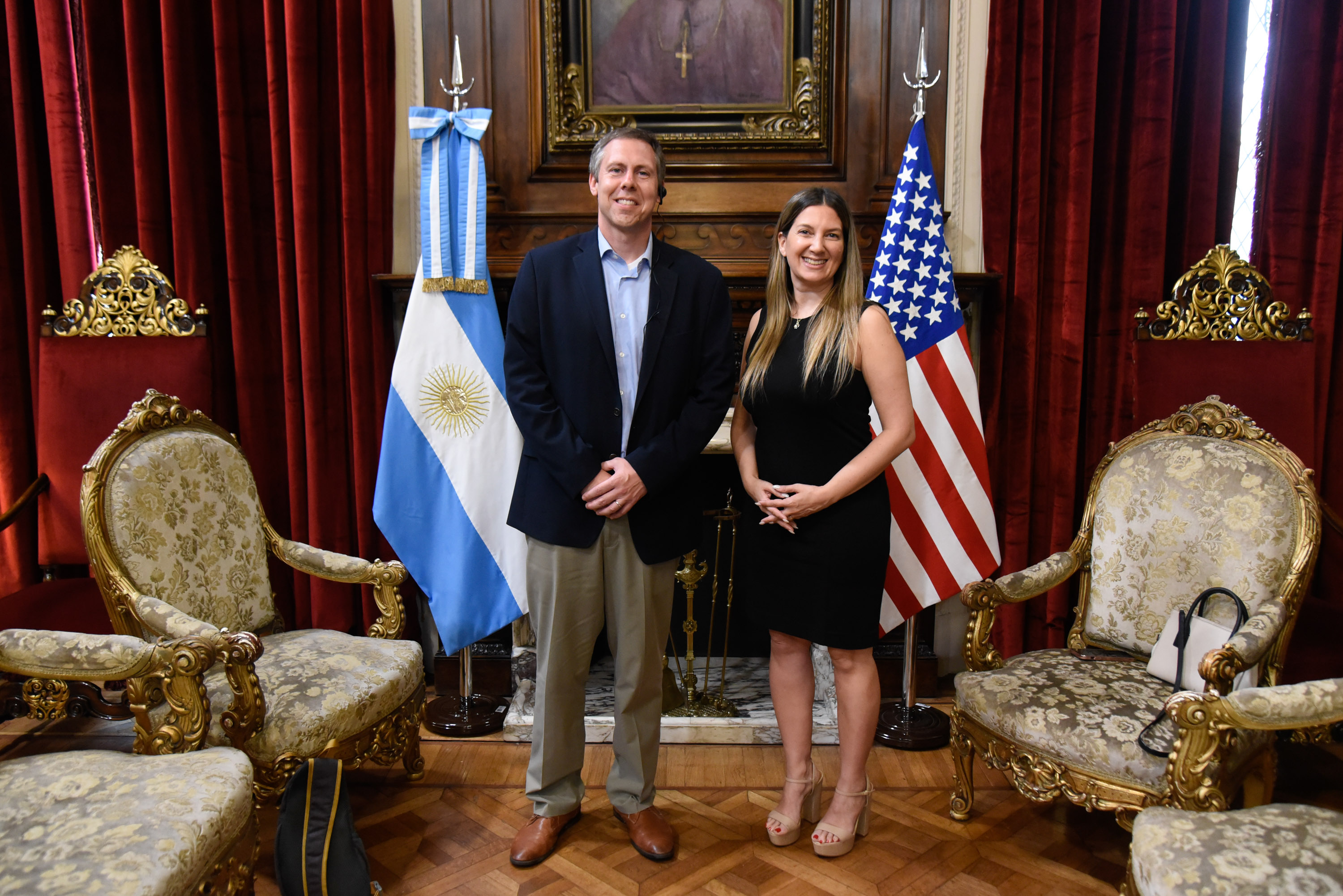 LA VICEPRESIDENTE DEL GPA CON EE.UU RECIBIÓ A UN CONCEJAL DEL ESTADO DE GEORGIA LA VICEPRESIDENTE DEL GPA CON EE.UU RECIBIÓ A UN CONCEJAL DEL ESTADO DE GEORGIA