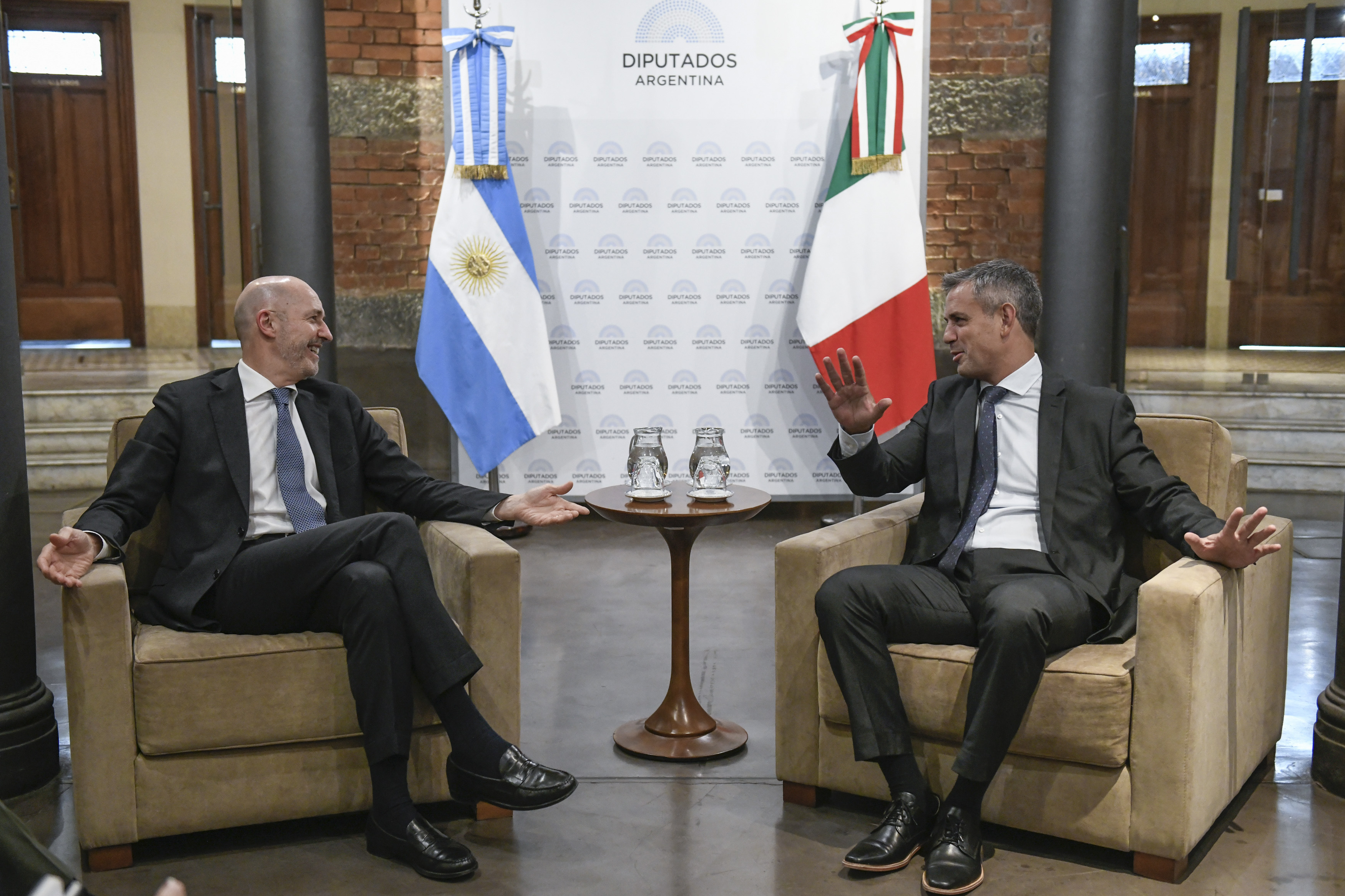 MARTÍN MENEM RECIBIÓ AL EMBAJADOR DE LA REPÚBLICA ITALIANA, FABRIZIO NICOLETTI