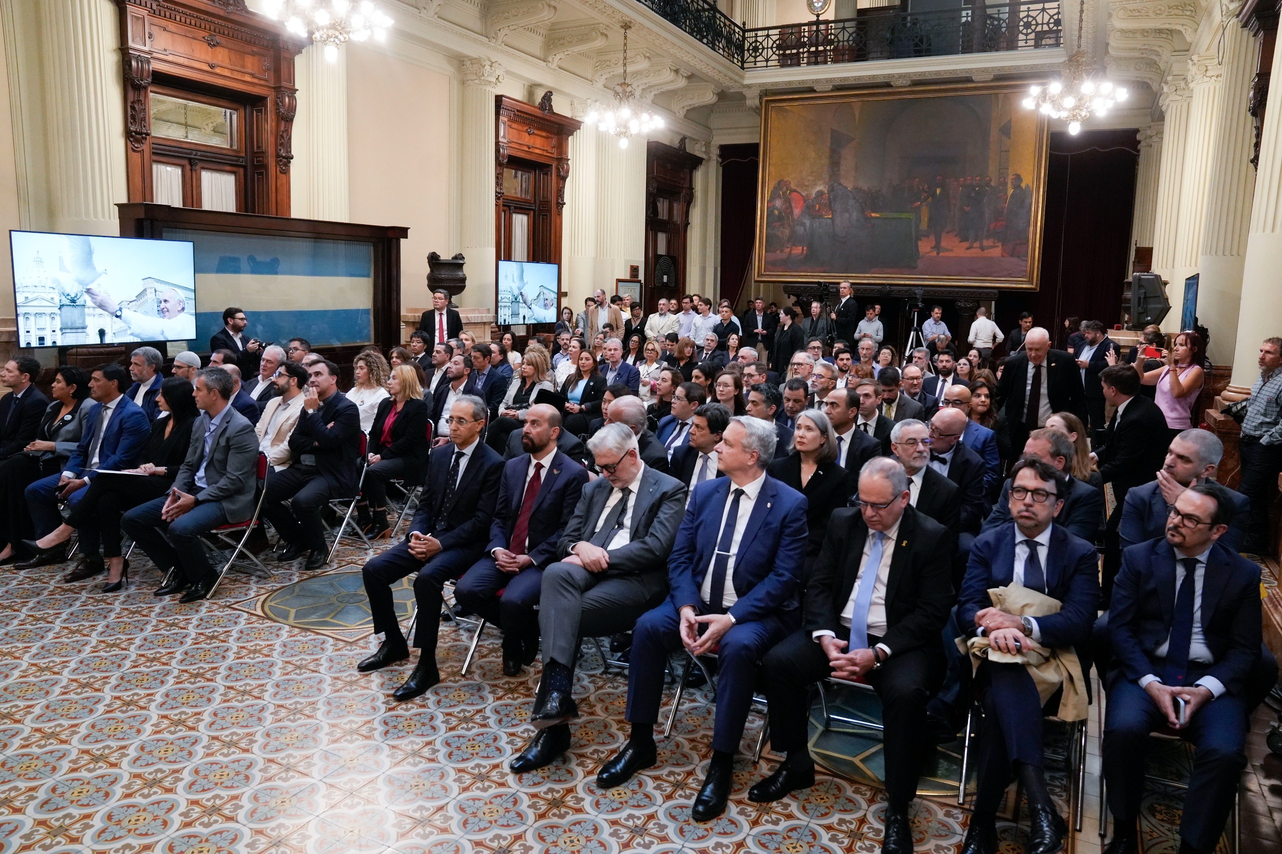 DIPUTADOS REALIZÓ UN HOMENAJE INTERRELIGIOSO EN HONOR AL PAPA FRANCISCO DIPUTADOS REALIZÓ UN HOMENAJE INTERRELIGIOSO EN HONOR AL PAPA FRANCISCO