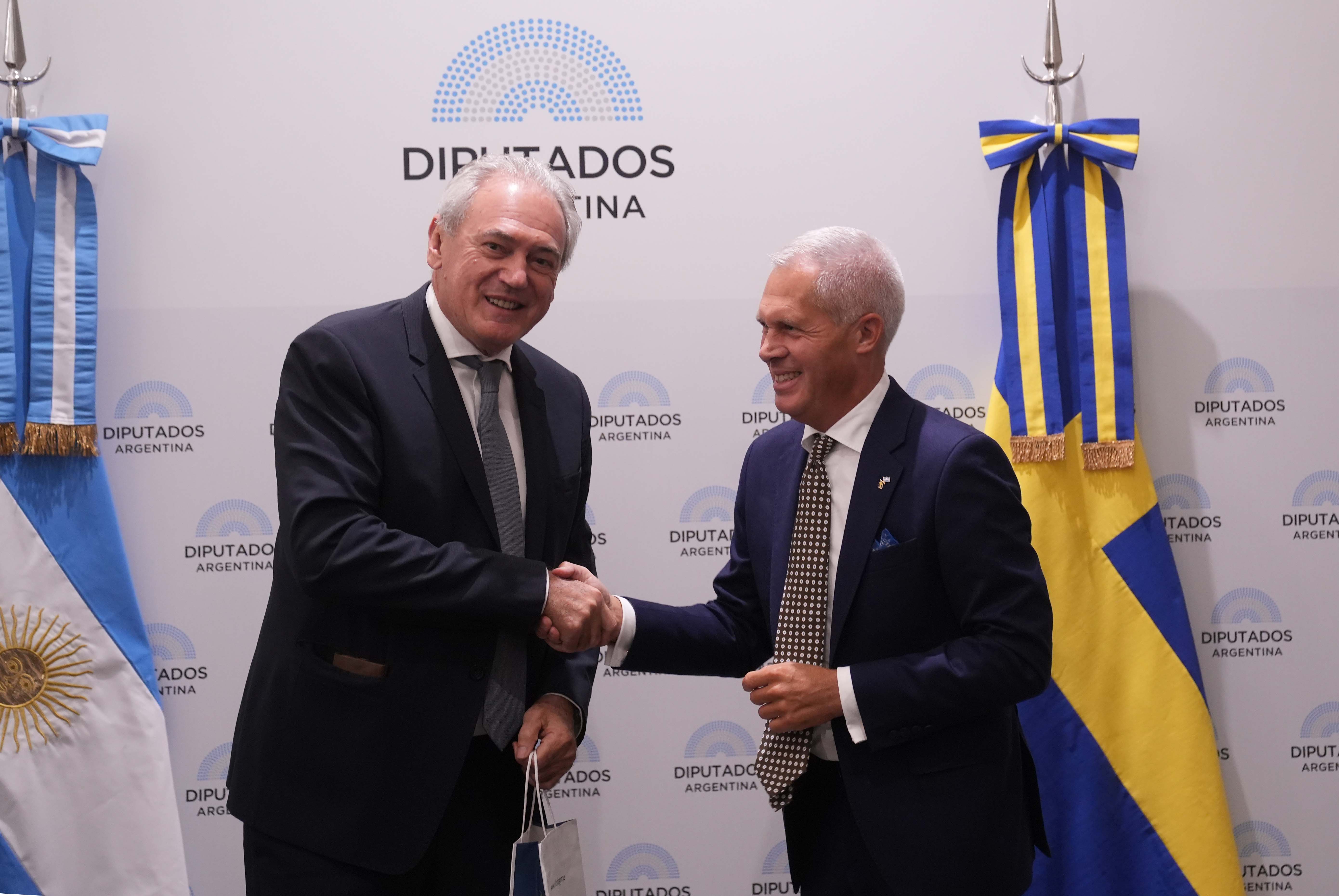 UNA DELEGACIÓN DE LA COMISIÓN DE AGRICULTURA DEL PARLAMENTO DE SUECIA VISITÓ LA CÁMARA DE DIPUTADOS
