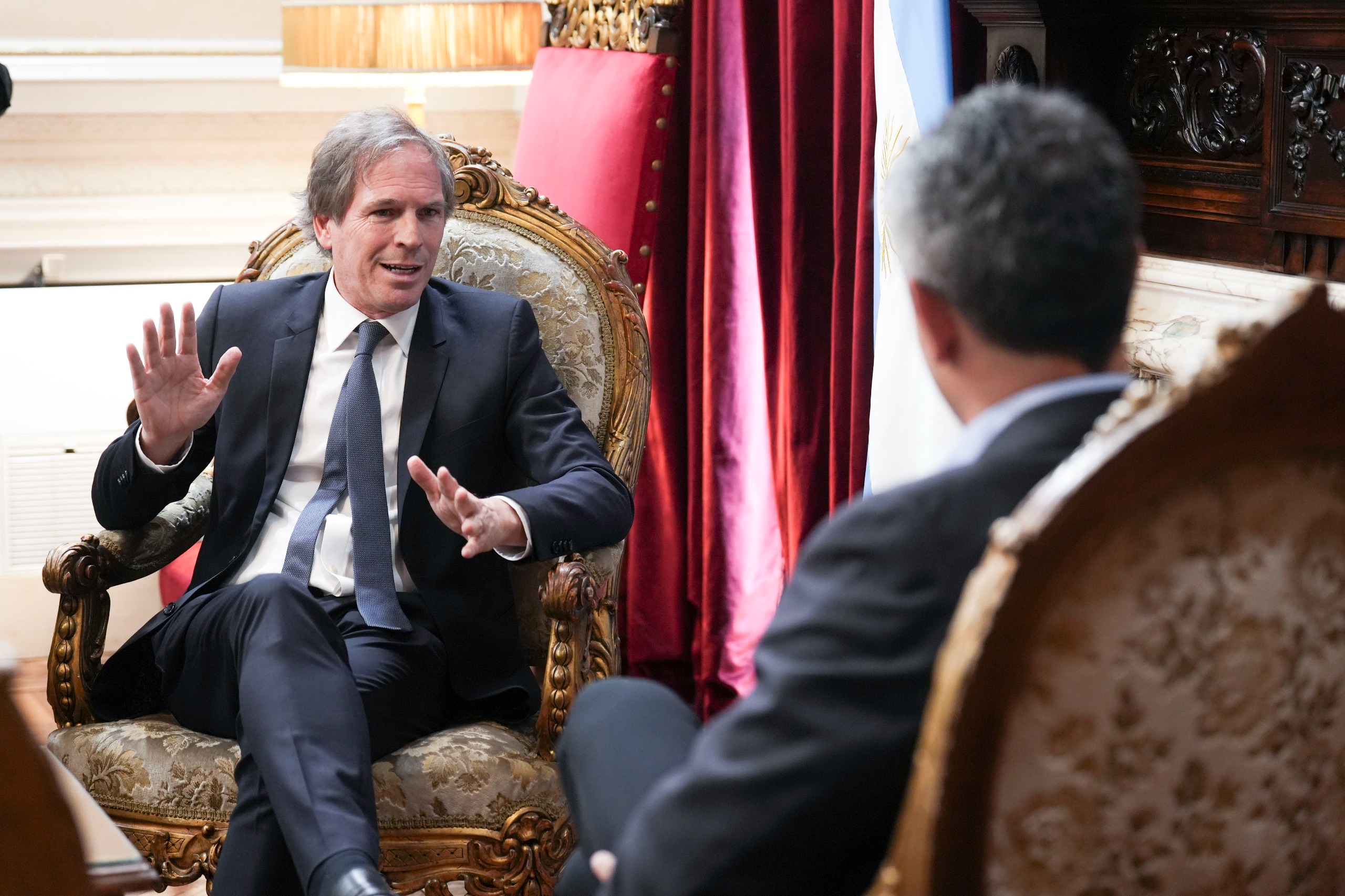 MARTÍN MENEM RECIBIÓ AL EMBAJADOR ARGENTINO EN ESTADOS UNIDOS