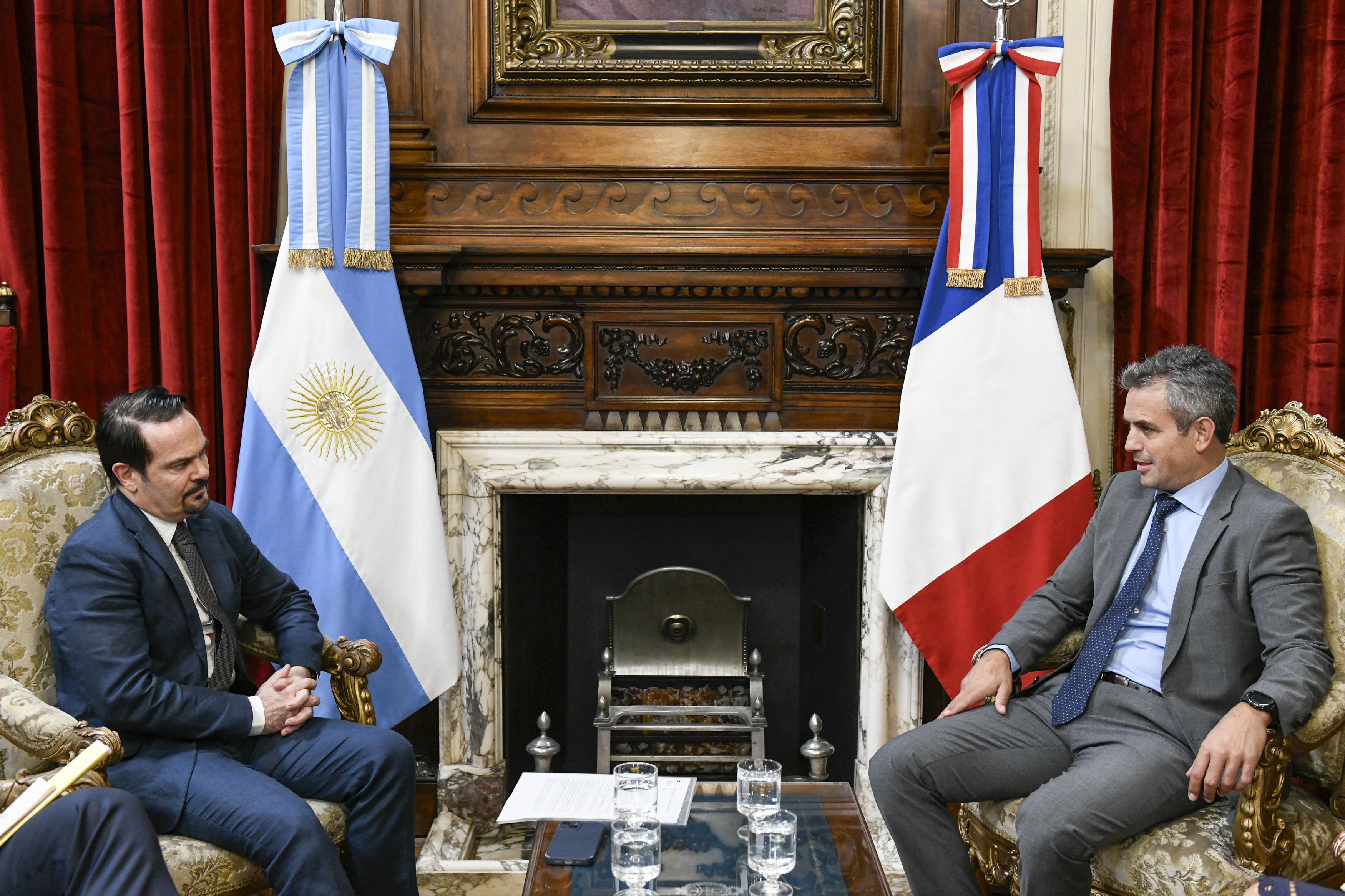 MARTÍN MENEM RECIBIÓ AL EMBAJADOR DE FRANCIA EN ARGENTINA