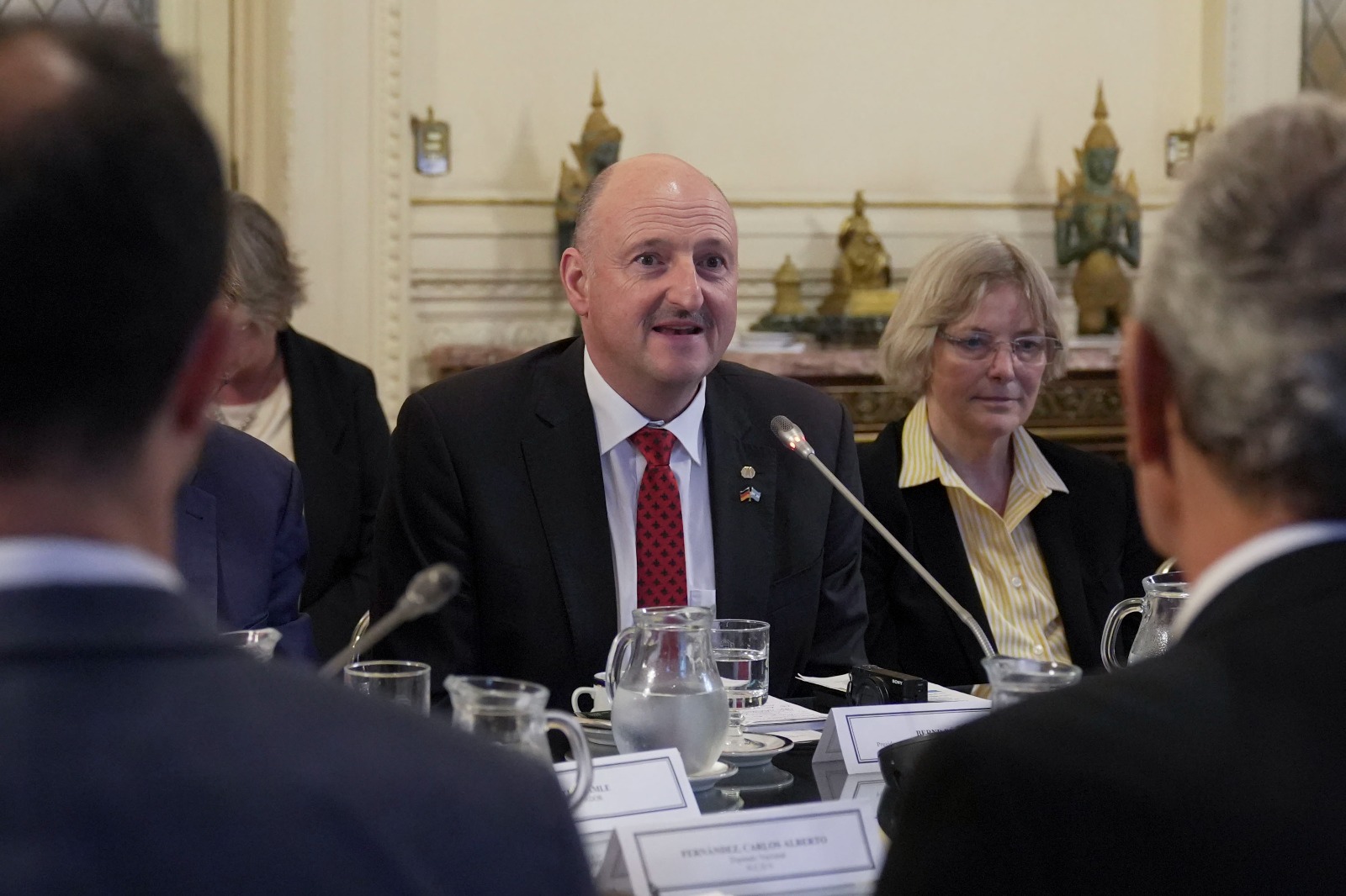 DIPUTADOS RECIBIERON A COMITIVA DEL PARLAMENTO ALEMAN PARA PROMOVER EL INTERCAMBIO COMERCIAL