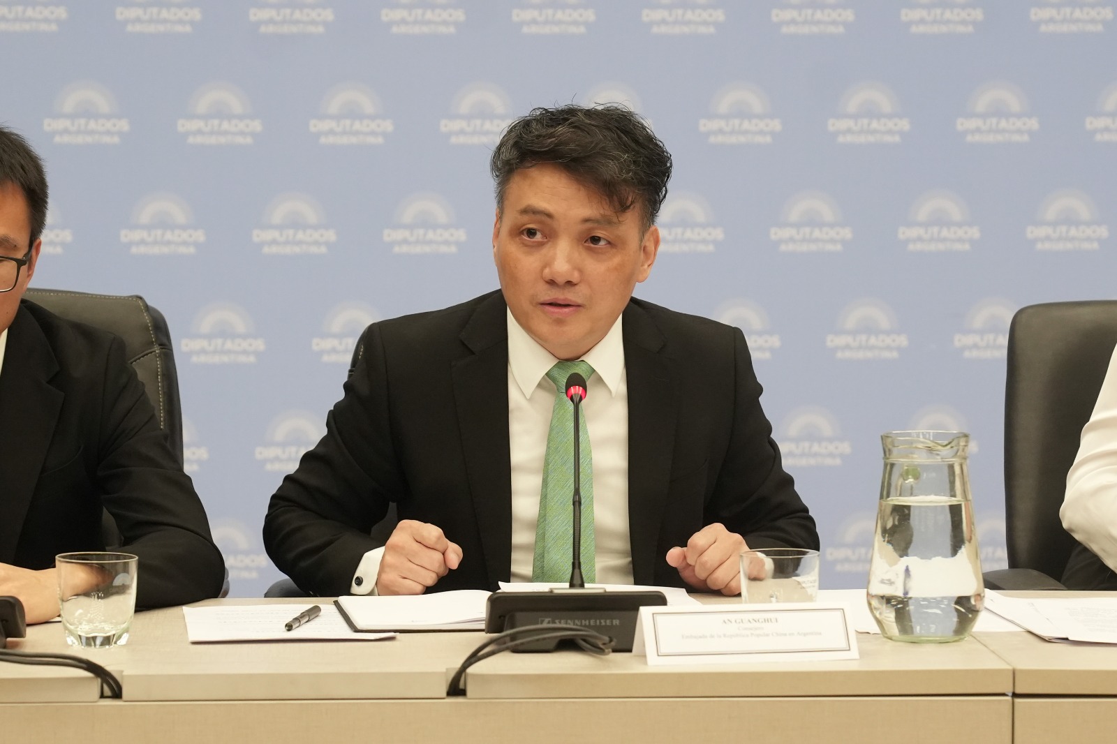 EL GPA CON LA REPÚBLICA POPULAR CHINA RECIBIÓ AL CONSEJERO ECONÓMICO Y COMERCIAL DE LA EMBAJADA, AN GUANGHUI EL GPA CON LA REPÚBLICA POPULAR CHINA RECIBIÓ AL CONSEJERO ECONÓMICO Y COMERCIAL DE LA EMBAJADA, AN GUANGHUI