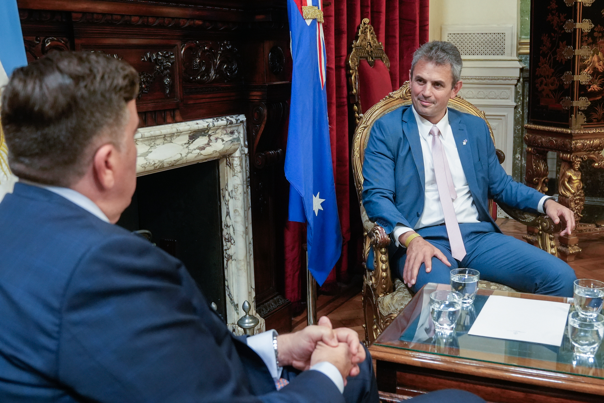 MARTIN MENEM RECIBIÓ AL PRESIDENTE DE LA CÁMARA DE REPRESENTANTES DEL PARLAMENTO DE AUSTRALIA