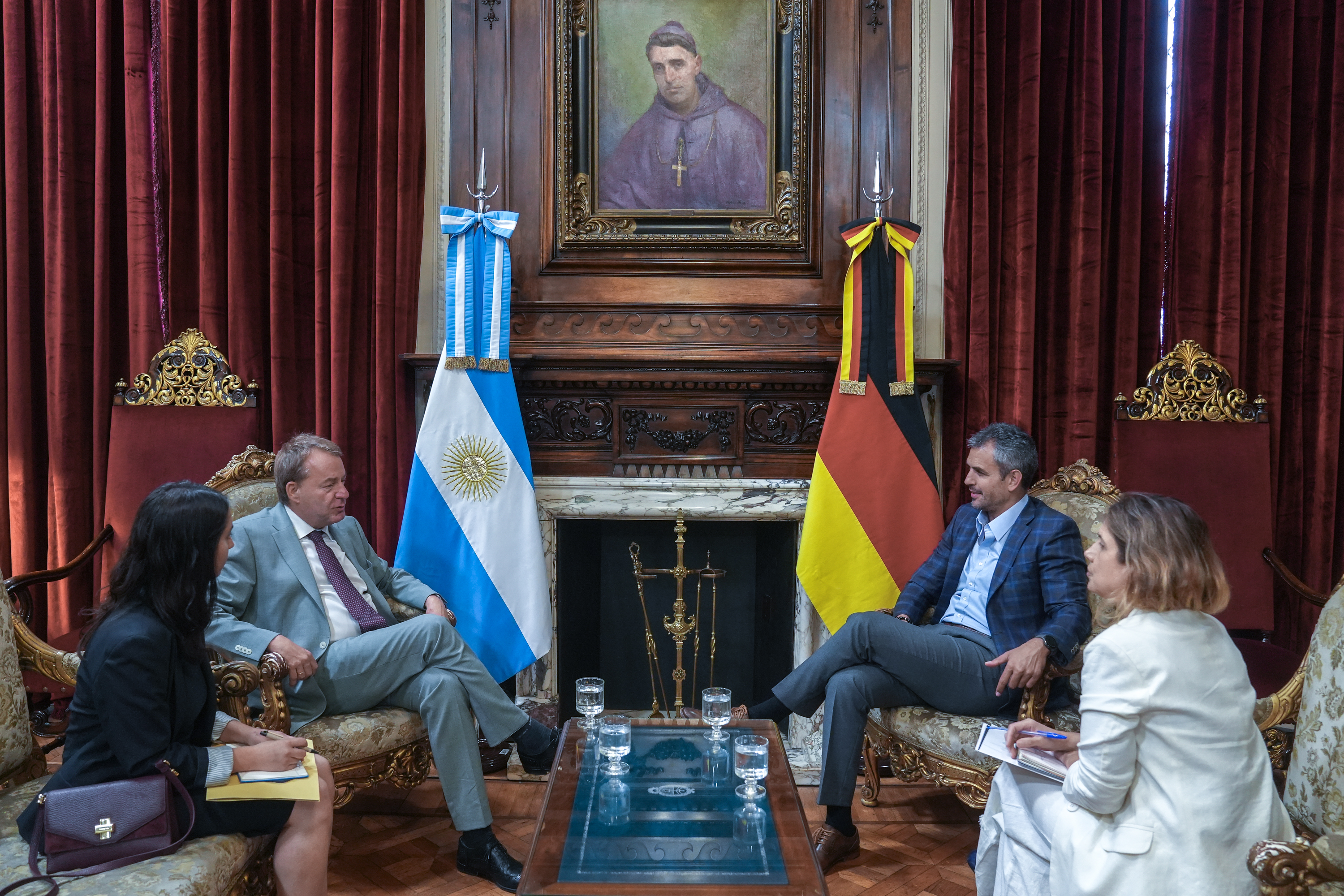 MARTÍN MENEM RECIBIÓ AL EMBAJADOR DE ALEMANIA, DIETER LAMLÉ MARTÍN MENEM RECIBIÓ AL EMBAJADOR DE ALEMANIA, DIETER LAMLÉ
