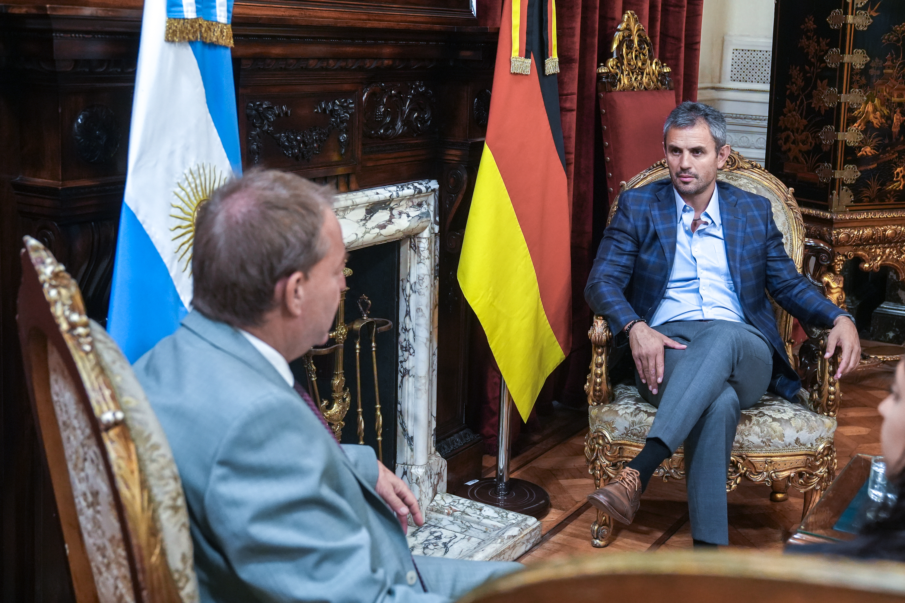 MARTÍN MENEM RECIBIÓ AL EMBAJADOR DE ALEMANIA, DIETER LAMLÉ MARTÍN MENEM RECIBIÓ AL EMBAJADOR DE ALEMANIA, DIETER LAMLÉ