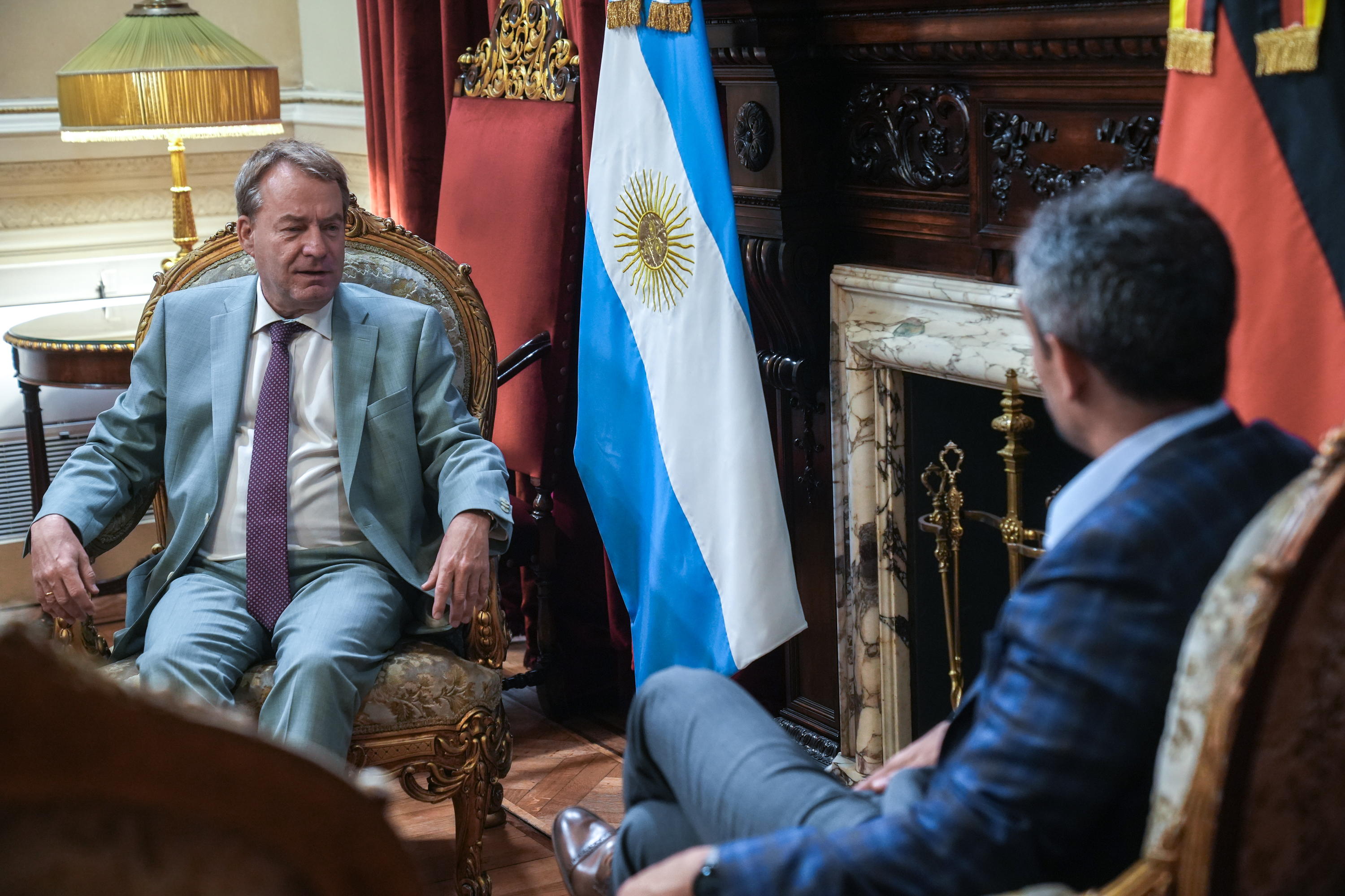 MARTÍN MENEM RECIBIÓ AL EMBAJADOR DE ALEMANIA, DIETER LAMLÉ MARTÍN MENEM RECIBIÓ AL EMBAJADOR DE ALEMANIA, DIETER LAMLÉ