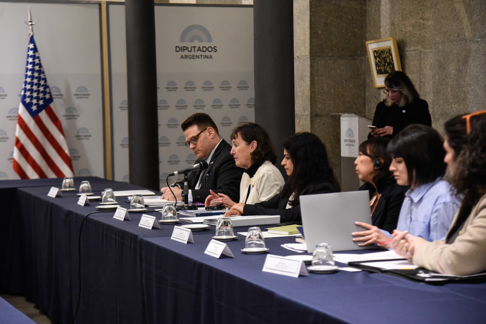 LA CÁMARA DE DIPUTADOS RECIBIÓ A UNA DELEGACIÓN DE ESTADOS UNIDOS