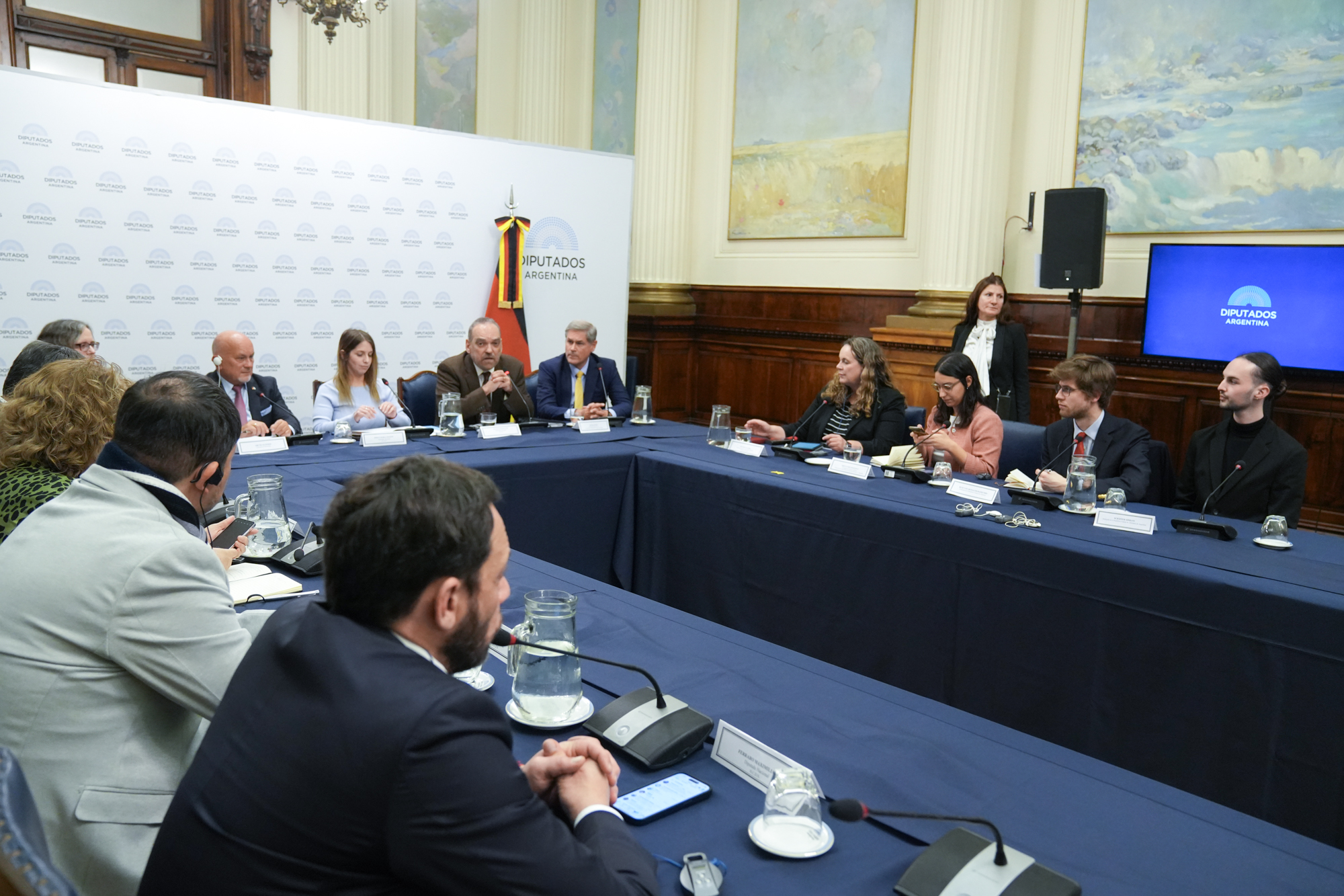 LEGISLADORES RECIBIERON A SU PAR ALEMÁN, MANFRED GRUND. LEGISLADORES RECIBIERON A SU PAR ALEMÁN, MANFRED GRUND.