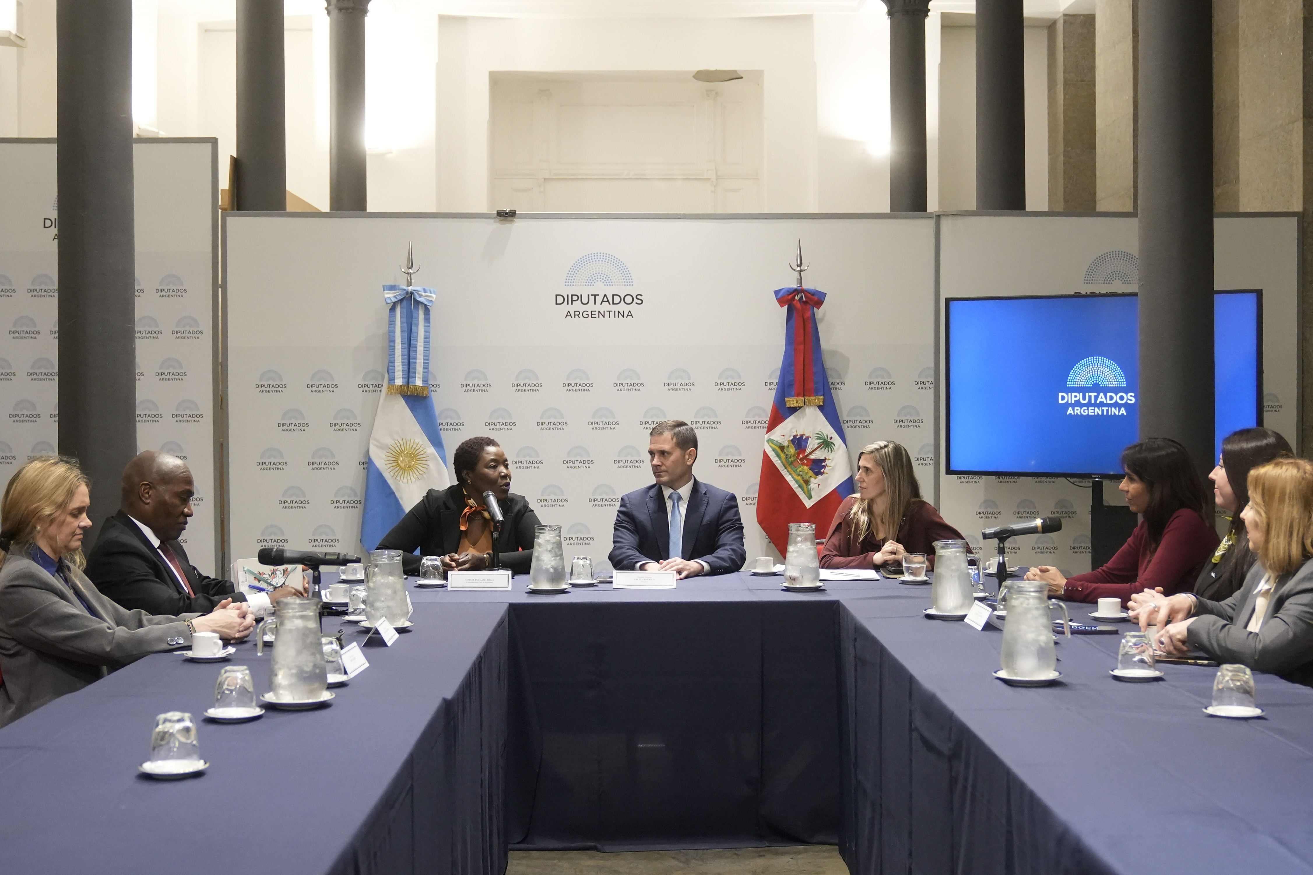 EL GRUPO PARLAMENTARIO DE AMISTAD CON HAITÍ RECIBIÓ A LA EMBAJADORA DE ESE PAÍS EN ARGENTINA