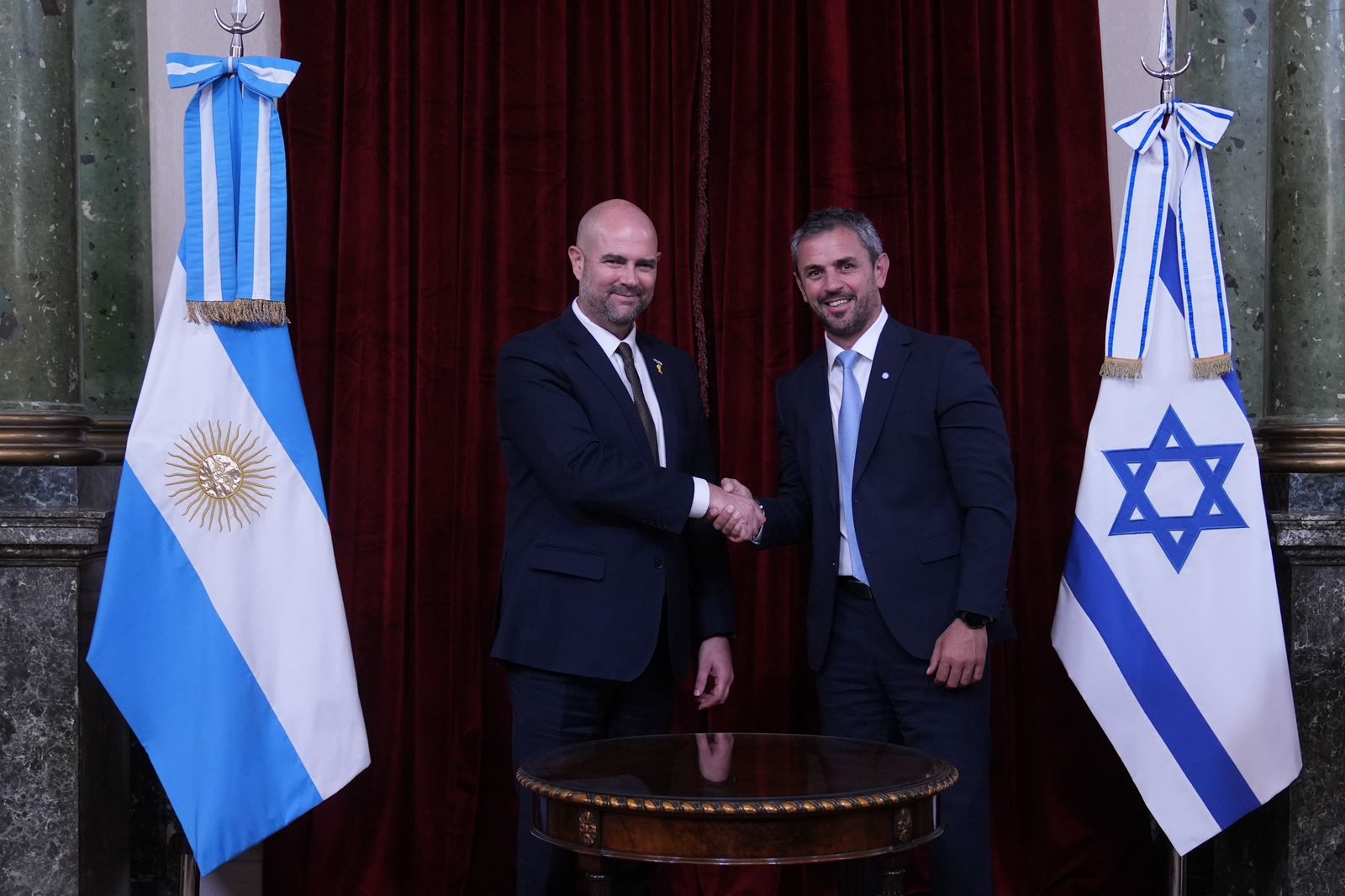 MARTÍN MENEM MANTUVO UNA AUDIENCIA CON SU PAR DE ISRAEL, AMIR OHANA
