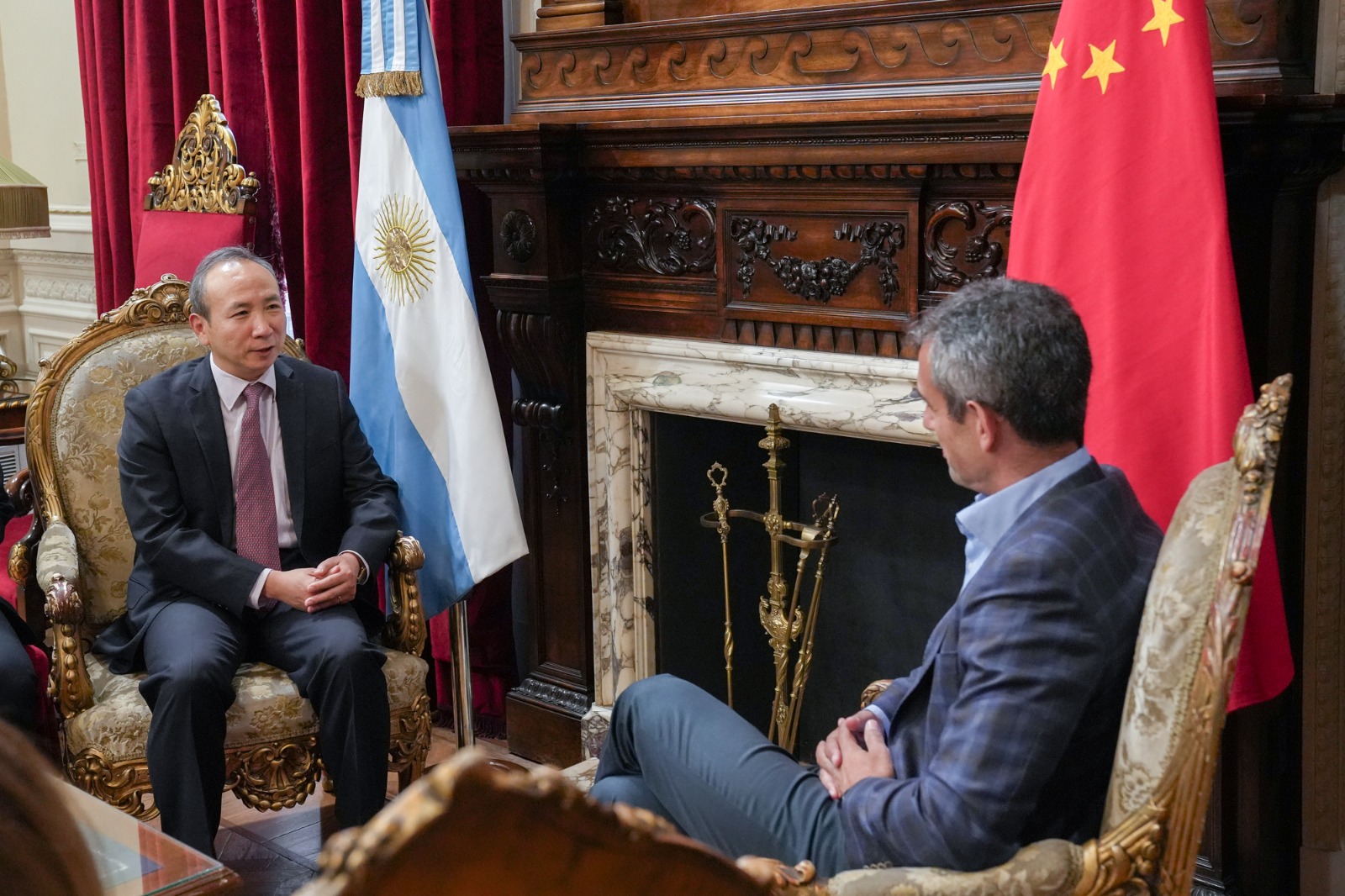 MARTÍN MENEM MANTUVO UN ENCUENTRO CON EL EMBAJADOR DE LA REPÚBLICA POPULAR CHINA MARTÍN MENEM MANTUVO UN ENCUENTRO CON EL EMBAJADOR DE LA REPÚBLICA POPULAR CHINA