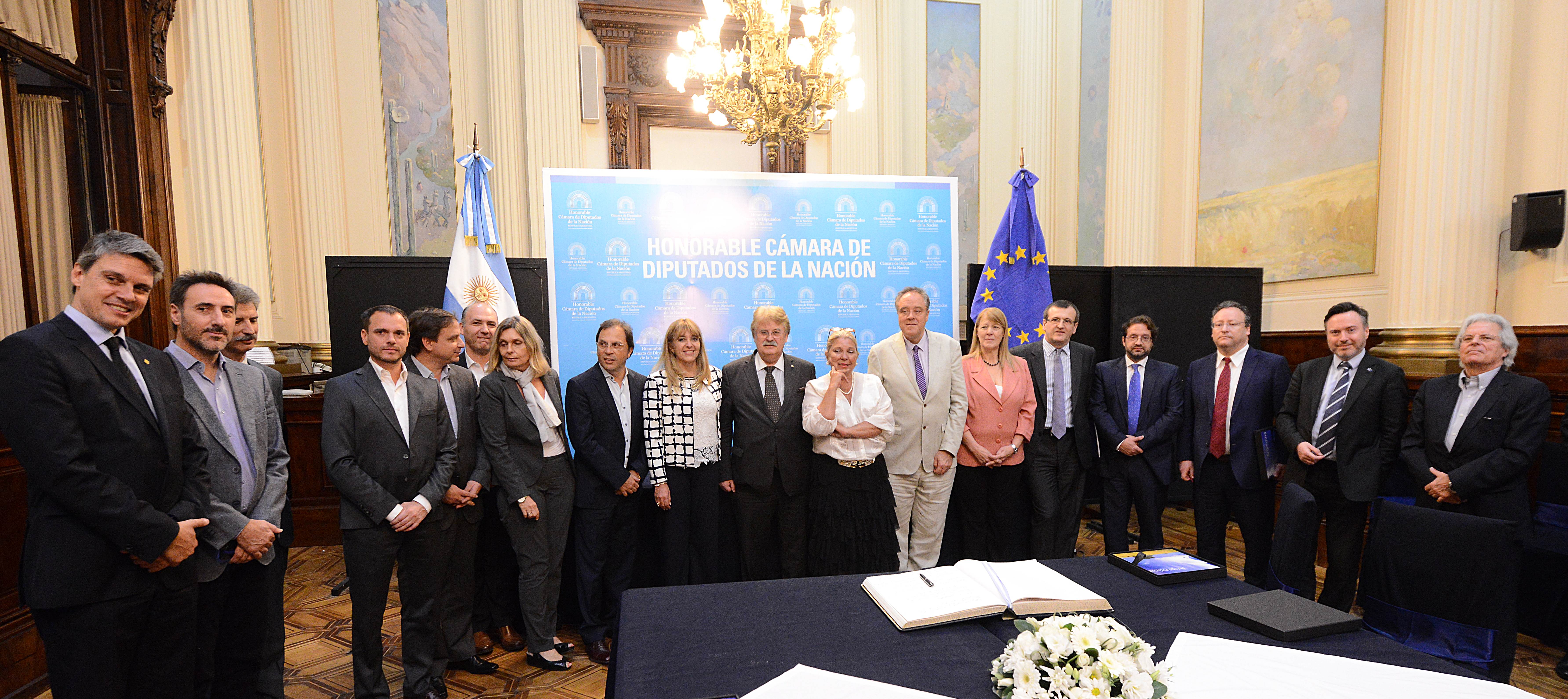 Diputados recibieron a Parlamentarios Europeos. Diputados recibieron a Parlamentarios Europeos.