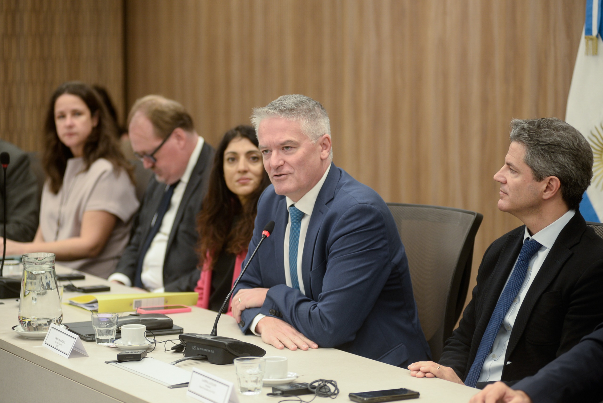 EL SECRETARIO GENERAL DE LA OCDE, MATHIAS CORMANN, SE REUNIÓ CON DIPUTADOS NACIONALES