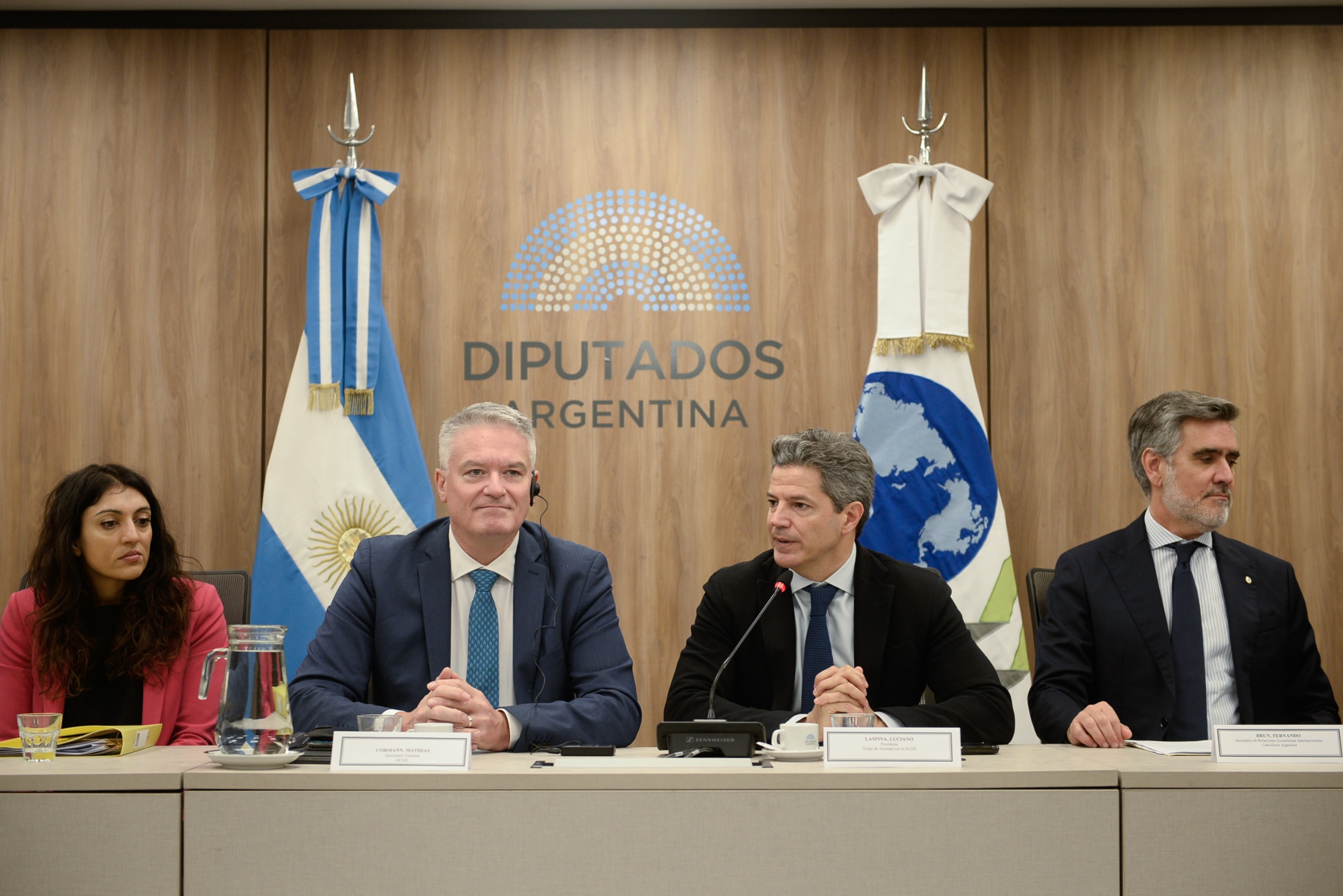 EL SECRETARIO GENERAL DE LA OCDE, MATHIAS CORMANN, SE REUNIÓ CON DIPUTADOS NACIONALES