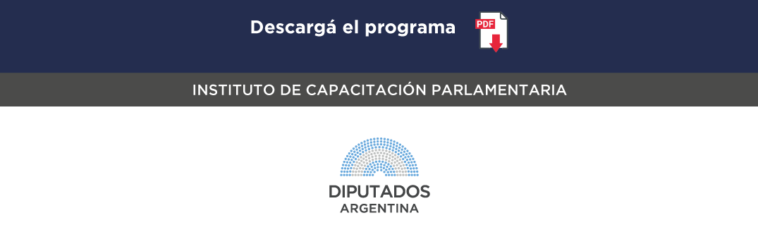 DESCARGA EL PROGRAMA  INSTITUTO DE CAPACITACIÓN PARLAMENTARIA LOGO DIPUTADOS