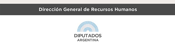 Dirección General de Recursos Humanos   LOGO DIPUTADOS