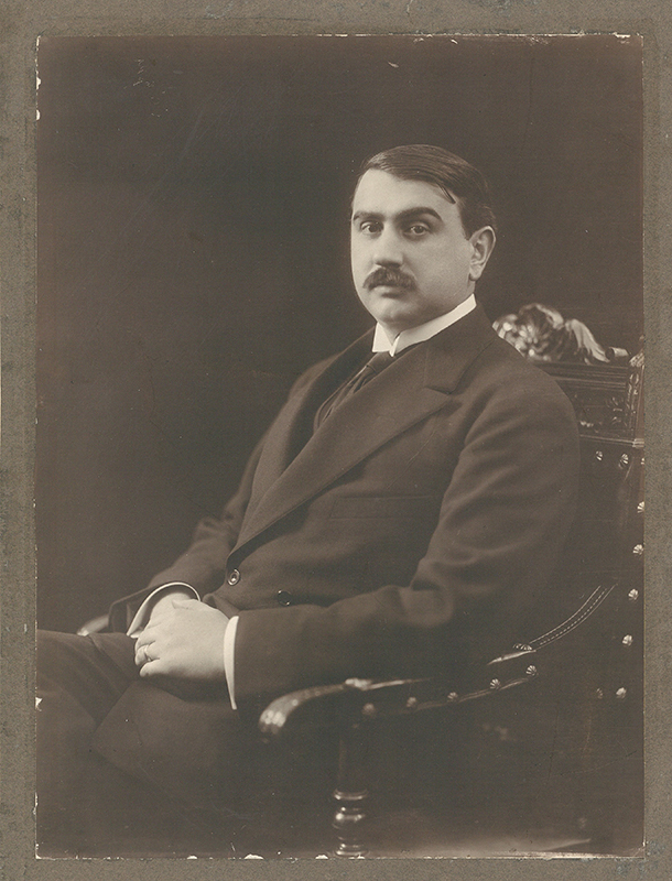 Diputado de la Nación, Antonio Santamarina (PM 1908-1912 / 1912-1916 / 1916-1920 / 1920/1924 / 1926-1930 / 1930-1934). Retrato