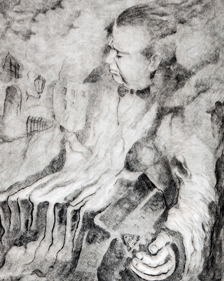 detalle de la obra del artista