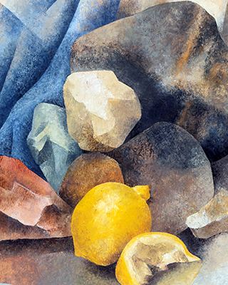 detalle de la obra de la artista