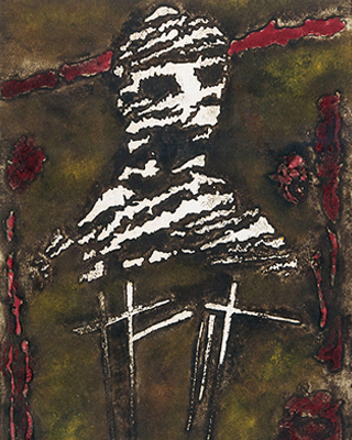 Detalle de la obra del artista