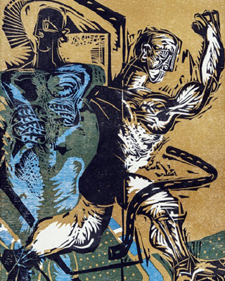 detalle de la obra del artista